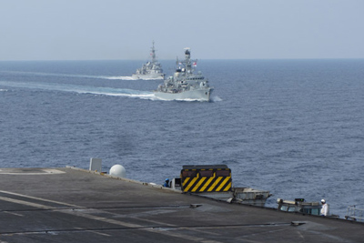 UK-France naval joint exercise Corsican Lion, October 2012