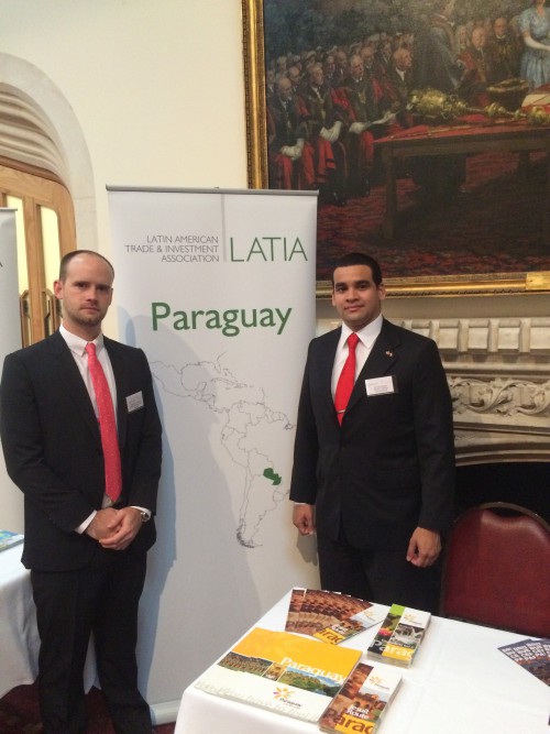Benjamin Hawksbee and David Martinez at the Latin American Investment Forum in Guildhall