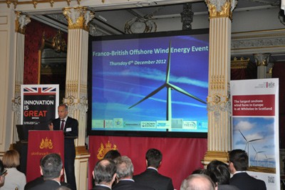 Franco-British offshore wind event, 6 December 2012