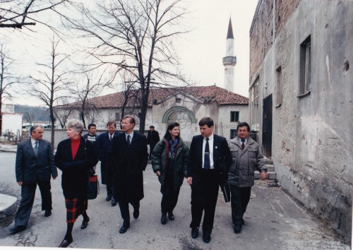 On tour with the Ambassador, 1991
