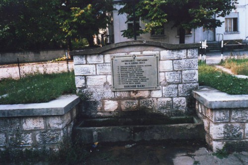 Memorial for Bulgarians who died on the Titanic in April 1912
