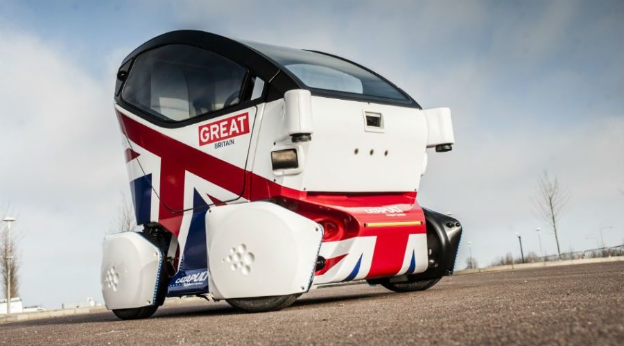Driverless Pods in the UK - image courtesy of Catapult Transport Systems