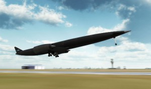 The Skylon spaceplane at takeoff. Courtesy of Reaction Engines Limited.