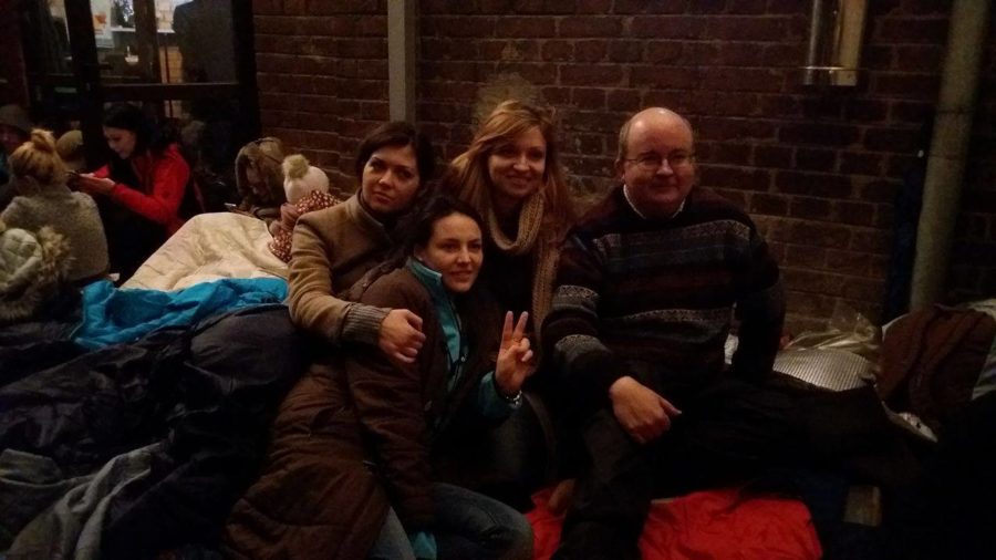 Together with some of the #casaioanasleepout participants