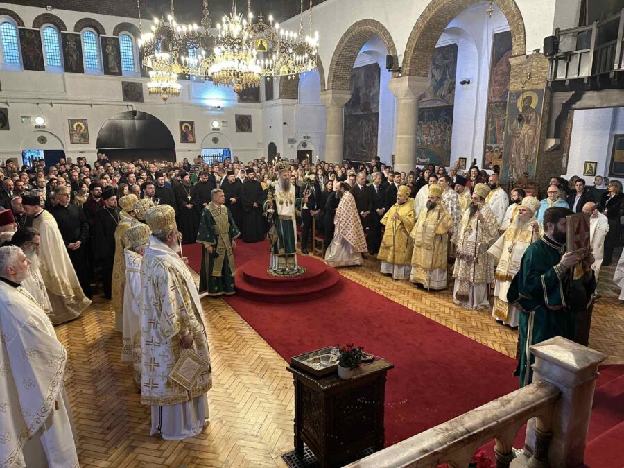 Enthronement of the first Serbian Bishop in London