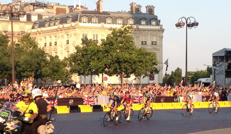 Tour de France 2013 finish race on Champs Elysées, Paris